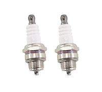 MCHNIC 2pc Spark Plug L7T for 2-stroke 33cc 43cc 47cc 49cc 50cc Mini moto Dirt Pocket Bike Chopper Scooter Kids Quad ATV Minimoto 2-stroke G-Scooter X1 X2 X6 X8