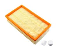 MCHNIC 2x Flat Pleated Filter for Karcher 6.904-367.0 wet/dry vacuum NT25/1 AP, nt 30/1, NT35/1 AP, NT35/1, NT45/1, NT55/1, NT361, NT561, NT611 Tact, TE, M, eco filter for bosch gas 3 5-55 Filter