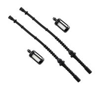 MCHNIC 2x Gas Fuel Line Tube Fuel Filter for Stihl FS120 FS200 FS200R FS202 FS250 FS300 FS350 FS400 FS450 FS480 Replace 4128 358 0800, 0000 350 3500 Brushcutter