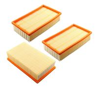 MCHNIC 3x Flat Filter for Kärcher NT 35/1 45/1 55/1 TACT + Te M + Ap + BS 6.904-367.0, 6.904-208, 6.904-190, 6904367, 6904208, 6904190 6.900 4-176 .0 Vacuum Cleaner