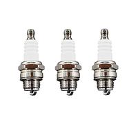 MCHNIC 3x Spark Plug for 2 Stroke 25cc 52cc 62cc Engine MS180 MS250 Replace NGK BPMR7A L8RTF L8RTC WS8F WSR5F, Champion CJ8 RCJ6Y RCJ7Y Stihl & Husqvarna Chainsaw Lawnmower