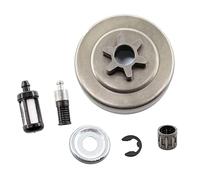 MCHNIC 6-Teeth Sprocket Clutch Drum 3/8" Pitch for STIHL 017 018 021 MS170 MS171 MS180 MS181 MS211 MS210 MS230 MS250 Replacement Sprocket Washer E-Clip Bearing for STIHL 6T Chainsaw