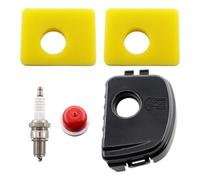 MCHNIC Air Filter Cover with Air Filter Spark Plug for Briggs & Stratton 300e 450e 500e 550e Series Engines 595660, 594281, 799579, 5434, 4248, 09P702, 09P602 Oregon 30-183 STENS 102-573