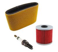 MCHNIC Air Filter Oil Filter Spark Plug for Kawasaki Bayou KLF220 KLF250 KLF300 Replace 11013-1275 Motorcycle Service Kit
