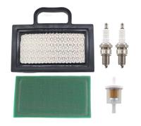 MCHNIC Air Filter Servcie Kit for 499486S 698754 Briggs & Stratton 16HP 18HP 20HP 266HP Intek V Twin engines 499486 695667 492932 808492 for JD L120 LA145 L111 D130 Lawn Tractor
