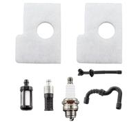 MCHNIC Air Filter Service Kit for STIHL MS170 MS180 017 018 MS170C MS180C 1130 124 0800 Air Filter Tune Up Kit, with Spark Plug Fuel Filter Oil Line Chainsaw