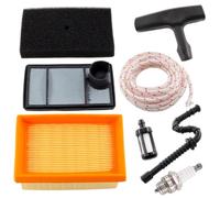 MCHNIC Air Filter Service Kit for Stihl TS400 Cut Off Saw BR350 BR430 BR450 BR450C-EF SR430 SR450 4223 141 0300 4223-140-1800 Start Rope Fuel line Filter Blower