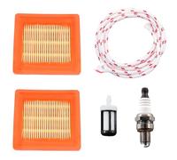 MCHNIC Air Filter Service Kit Spark Plug for Stihl FS89 FS89R FS91 FS91R FS111 KM91R KM111R KM131 KM131R BT131 HT102 HT103 HT132 HT133 4180 141 0300 Brushcutter