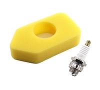 MCHNIC Air Filter Spark Plug Service Kit for Hayter Spirit 41 Briggs & Stratton 450 Engine Lawn Mower