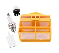 MCHNIC Air Filter with Spark Plug Fuel Filter for Husqvarna 445 445E 450 450E Chainsaw Replaces 544080802