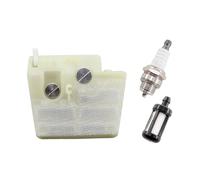 MCHNIC Air Filter with Spark Plug Petrol Filter for Stihl 024 026 MS240 MS260 MS260 Chainsaw 1121 120 1617