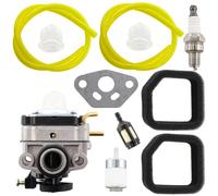 MCHNIC Carburetor for Ryobi RY252CS RY253SS RY251PH RY254BC 2 Cycle 25cc Trimmer Weed Eater Replace MTD 307160001 753-06258A w/Air Filter