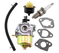 MCHNIC Carburetor with Gasket Petrol Hose Spark Plug Primer for Einhell GC-PM 46/1 S, GC-PM 51/2 S HW, HBM 46 R Lawnmower