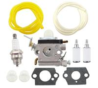MCHNIC Carburettor with Fuel Filter Fuel Hose Set for Husqvarna 122HD45 122HD60 Jonsered HT2223T HT2218 Hedge Trimmer Replaces 523012401