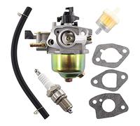 MCHNIC Carburettor with Spark Plug Petrol Filter for Einhell BMH 33/36, BMH 33/60S, BMH 41 Ground Hoe Motor Hoe