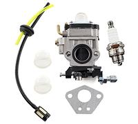 MCHNIC Carburettor with Spark Plug Petrol Hose Petrol Filter Set for Fuxtec FX-EB 152, EA 2.2-144 Earth Auger