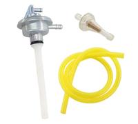 MCHNIC Fuel Tap Vacuum 15 mm with Fuel Hose Filter for Scooters, Mopeds, Quads, such as Piaggio TPH Quartz Sfera, Vespa LX ET2 ET4 125 150, Peugeot Speedfight