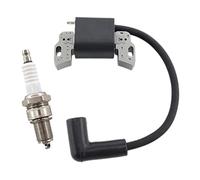 MCHNIC Ignition Coil with Spark Plug for Briggs & Stratton 300E 450E 625EXi 500E 575EX 08P500 08P600 093J02 09P600 09P700 Lawnmower Replaces 798534 799582 593872