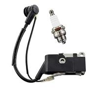 MCHNIC Ignition Coil with Spark Plug for Einhell GC-PC2040, Demon CS-58T, LUX BKS-45/45MM Chainsaw Chainsaw with 46cc - 62cc 2-Stroke Engine