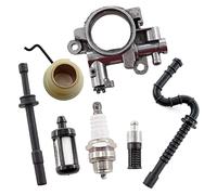 MCHNIC Oil Pump Drive Worm Gear with Fuel Hose Petrol Filter Spark Plug for Stihl 029 039 MS290 MS310 MS311 MS390 MS391 Chainsaw Replaces 1127 640 3201,1127 640 3204, 1127 640 3200, 1127-640-3200