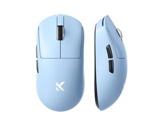MCHOSE A7 Lightweight 59g Gaming Mouse with Custom 8K Ultra Fast Wireless Receiver, 26000 DPI, 8K Hz Report Rate, BT/2.4G Gaming Mouse with Wireless/Cable, 200 Hours Battery, Blue