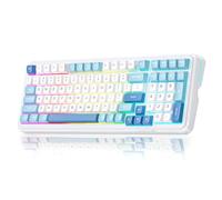 MCHOSE K99 98% Wireless Mechanical Keyboard, Tri-Mode Connection, Compact Gaming Keyboard with Six-Layer Padding Gasket, RGB Backlit,Hot Swappable Custom Keyboard for Mac/PC