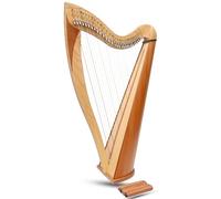McHugh Atlas Harp 29 String Ash and Mahogany Roundback