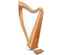McHugh Atlas Harp 29 String Ash and Mahogany Squareback