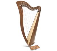 McHugh Harp, 27 String Round Back Walnut