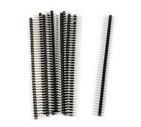 MCIGICM 10pcs Male Header Pin, 40 Pin Header Strip (2.45mm) for Arduino Connector
