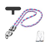 Mciluyaiio 240W Charging Cable with Wearable Bracelet Design,Crossbody & Wrist Strap Lanyard, Lightweight Double Interface,Portable Fashion Fast Charger Cable For Laptops, Phones, Tablets (Ross, 1.2)