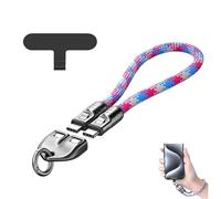 Mciluyaiio 240W Charging Cable with Wearable Bracelet Design,Crossbody & Wrist Strap Lanyard, Lightweight Double Interface,Portable Fashion Fast Charger Cable For Laptops, Phones, Tablets (Ross, 0.3)