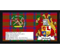 McIntosh Scottish Clan Scotland Bar Mat Runner Pub Home Great Souvenir
