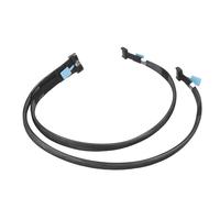MCIO 8i 74Pin to 2 MCIO 4i 38Pin Cable, 32GT S 8 Channels PCIE5.0, for Server Data Center 19.7in, with Flexible Length for PCIe, Ethernet, SAS
