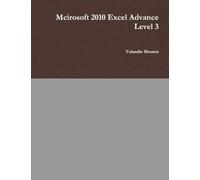 Mcirosoft 2010 Excel Advance Level 3