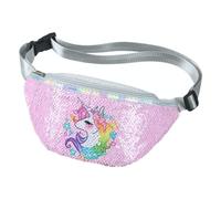 mciskin Girl's Unicorn Fanny Pack - Cute Kids Travel Waist Bag - Crossbody Belt Bag Sport Running Camping Trip - Birthday Gift for Girls (#1)