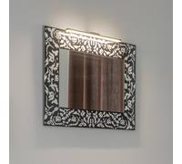 MCJ LED mirror light Triga IP44 black 40cm, 3,000K