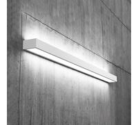 MCJ Mera LED wall light, width 120 cm, white, 4,000K