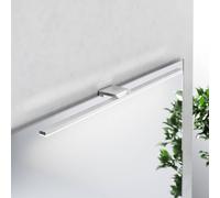 MCJ Triga IP44 LED mirror light, chrome, 60cm, 3,000K