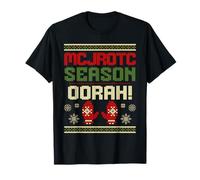 MCJROTC Season Oorah! Junior ROTC Cadet Cute Ugly Christmas T-Shirt