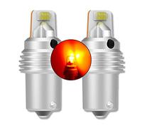 MCK Auto - P21W BA15s 1156 12SMD LED Canbus Bulbs STOP Brakes Red Very Bright and Without Errors Compatible with F20 F30 - MCLN2 - 2 Bulbs - Transform Your Ride