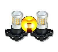 MCK Auto - PY24W CREE LED Canbus Bulbs Indicators Amber Orange Very Bright and Without Errors Compatible with 3 Series E90 E91 E92 E93 - EB4R3 - 2 Bulbs - Transform Your Ride