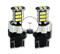 MCK Auto - T20 7443 W21/5W LED Canbus Bulbs Daytime Running Light DRL Reverse White Very Bright and Without Errors Compatible with A1 Q3 1 series - GB6L3 - 2 Bulbs - Transform Your Ride