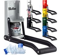 McKay 12 oz. Metal Can Crusher, Heavy-Duty Wall-Mounted Smasher for Aluminum Seltzer, Soda, Beer Cans and Bottles for Recycling - Grey