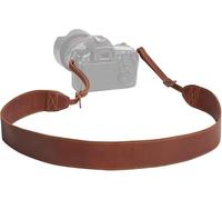 MCKDERWRILL Leather Camera Strap, Universal Camera Shoulder Strap, A Neck Strap with Split Ring Compatible with DSLR,SLR, Photographers Women Men（Brown）