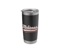 McKenna First Name Retro Groovy Custom Personalized Name Stainless Steel Insulated Tumbler