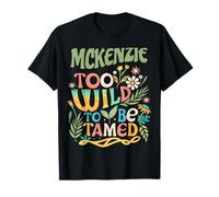 MCKENZIE Name Cute Retro Girls Wildflower MCKENZIE Name T-Shirt