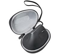 Mckgute Hard Case for Logitech MX Vertical Mouse with USB Receiver Slot | No Wobble, Shock Absorbing Interior, Impact Protection, With Carabiner and Hand Strap, Travel Carry, Protective Storage Box