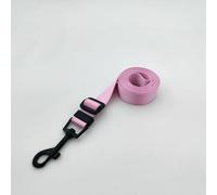 MCKhome Soft Nylon Pet Lead Comfortable Adjustable Pet Leash with Strong Alloy Buckle Training Dog Lead 1.5M Basic Dog Leash 1.5M x 1.5CM (Pink)