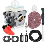 Mckin C1M-S267A Carburetor Carb for Stihl FS40 FS50 FS56 FS70 FC56 FC70 HT56 HT56C KM56 KM56RC Trimmer Weed Eater Parts with Fuel Filter Line Adjustment Tool